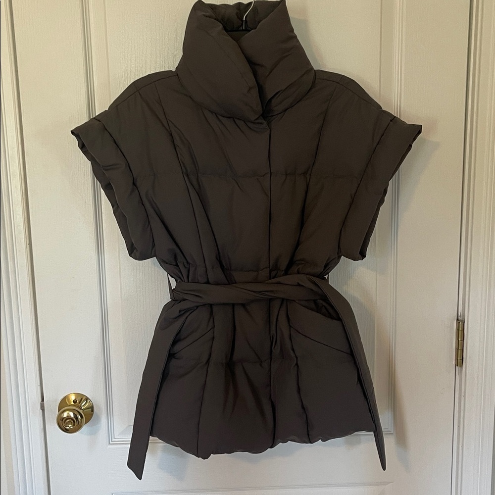 MARELLA Gray Puffer Jacket View 6